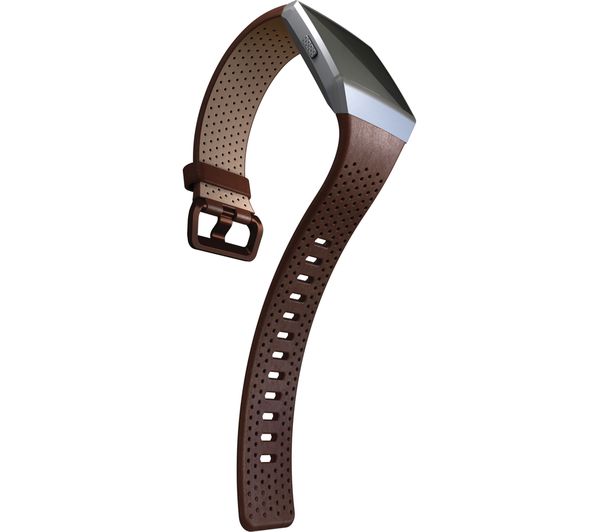 FITBIT Ionic Leather Band - Cognac, Small, Cognac
