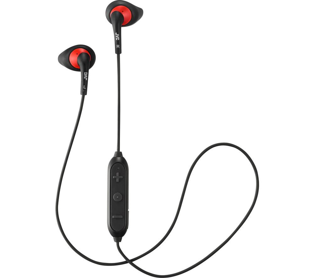 JVC Gumy Sport HA-EN10BT-BE Wireless Bluetooth Sports Earphones - Black, Black