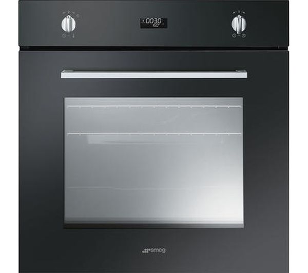 SMEG Cucina SF485N Electric Oven - Black, Black