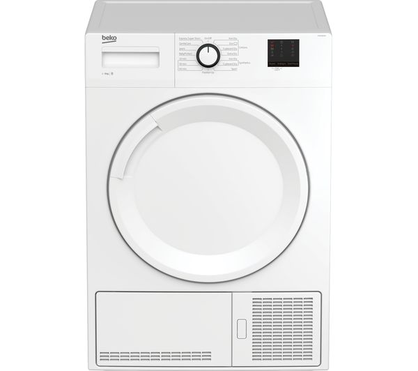Beko Tumble Dryer DTBC9001W 9 kg Condenser  - White, White