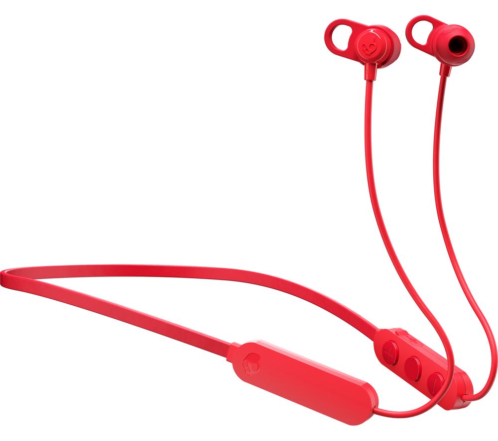SKULLCANDY Jib Wireless Bluetooth Earphones - Red, Red