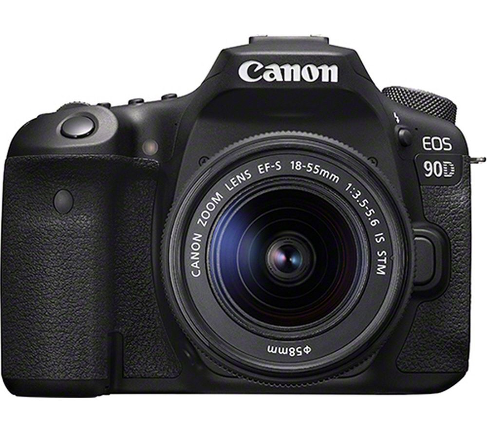 CANON EOS 90D DSLR Camera with EF-S 18-55 mm f/3.5-5.6 IS STM Lens