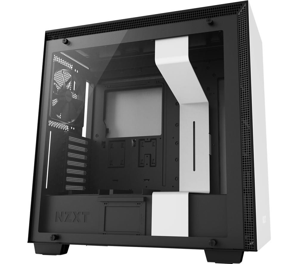 NZXT H700 ATX Mid-Tower PC Case - White, White