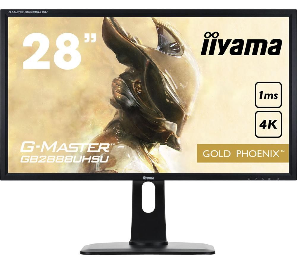 IIYAMA G-MASTER Gold Phoenix GB2888 Quad HD 28" TN LCD Gaming Monitor - Black, Gold