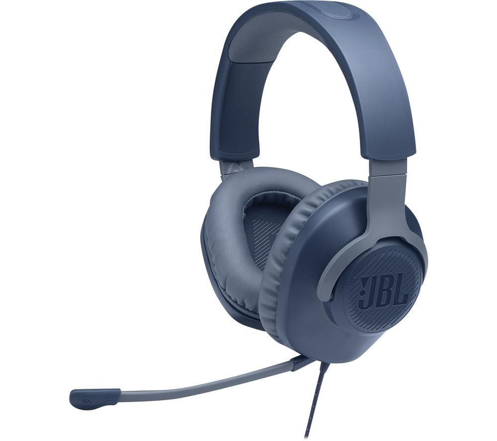 JBL Quantum 100 Gaming Headset - Blue, Blue