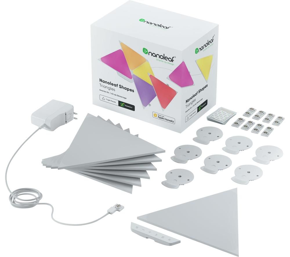 NANOLEAF Shapes Triangle Smart Lights Starter Kit - Pack of 15