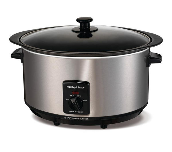 MORPHY RICHARDS 48705 Sear and Stew Slow Cooker - Stainless Steel, Stainless Steel