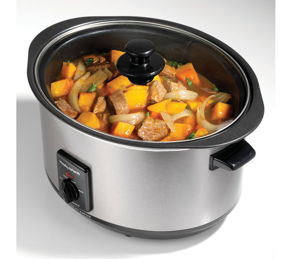 MORPHY RICHARDS 48705 Sear and Stew Slow Cooker - Stainless Steel, Stainless Steel