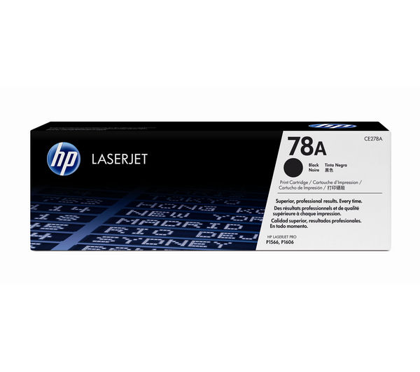 HP LaserJet 78A Black Toner Cartridge, Black