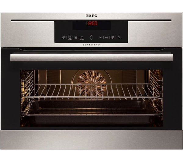 AEG KP8404021M Compact Electric Oven  Stainless Steel, Stainless Steel
