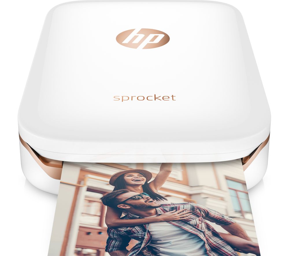 HP Sprocket Mobile Photo Printer - White, White