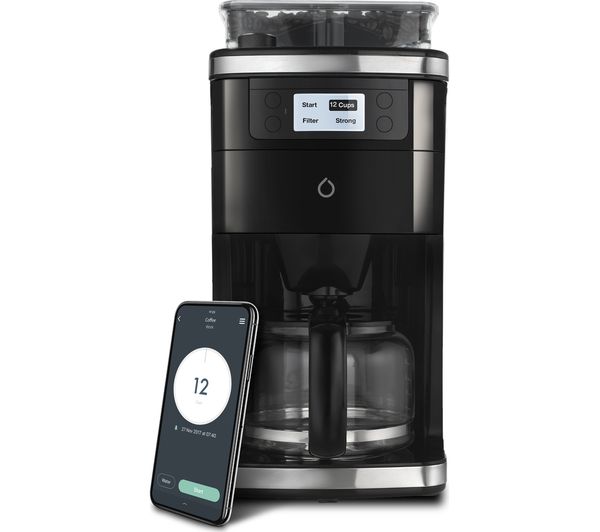 SMARTER 2nd Generation Smart Bean to Cup Coffee Machine - Stainless Steel, Stainless Steel