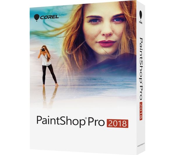 COREL PaintShop Pro 2018 - Lifetime for 1 device, Red