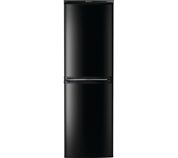 HOTPOINT HBD 5517 B UK 50/50 Fridge Freezer - Black, Black