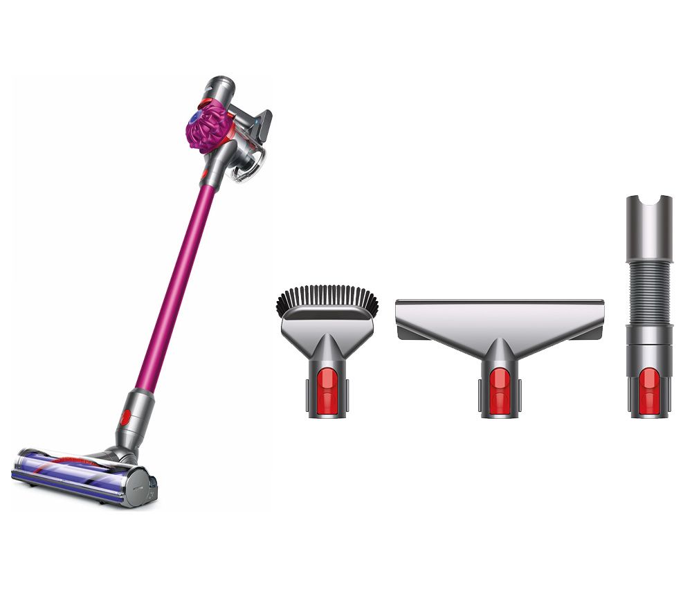 DYSON V7 Motorhead Cordless Bagless Vacuum Cleaner & Home Cleaning Accessory Kit Bundle - Pink, Pink