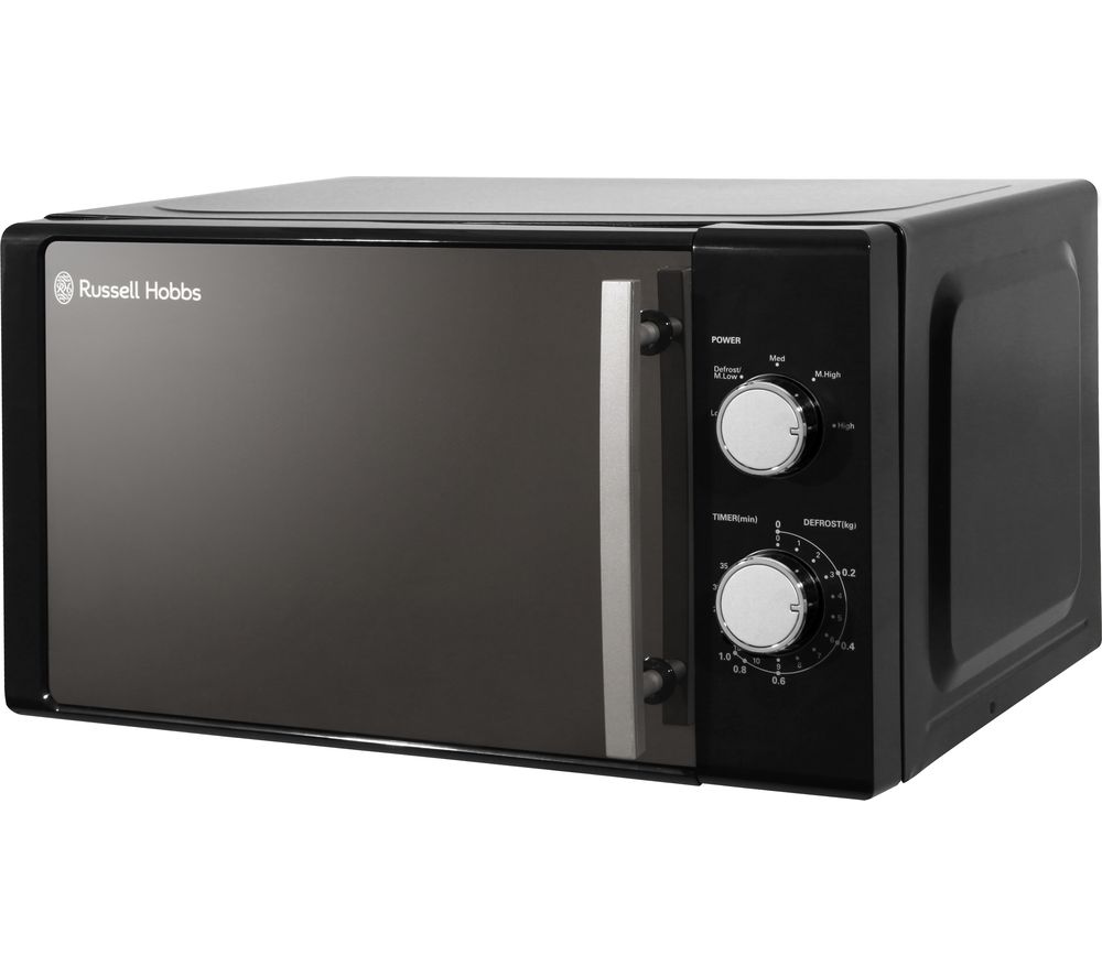 RUSSELL HOBBS RHM2060B Compact Solo Microwave - Black, Black