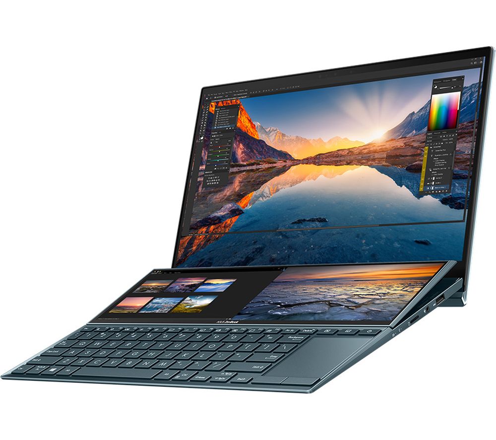 ASUS ZenBook Duo UX482EG 14" Laptop - Intel®Core i7, 512 GB SSD, Blue, Blue