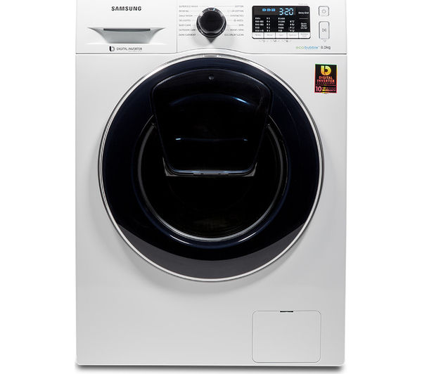 Samsung AddWash WW80K5410UW 8 kg 1400 Spin Washing Machine - White, White