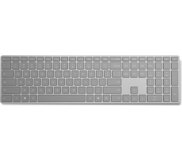 MICROSOFT Surface Wireless Keyboard - Grey, Silver/Grey