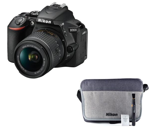 NIKON D5600 DSLR Camera with 18-55 mm f/3.5-5.6 Lens & Accessory Kit Bundle