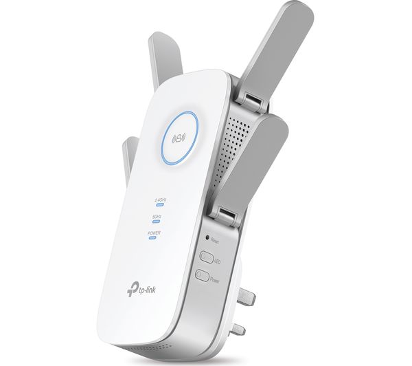 TP-LINK RE650 WiFi Range Extender - AC 2600, Dual-band, White