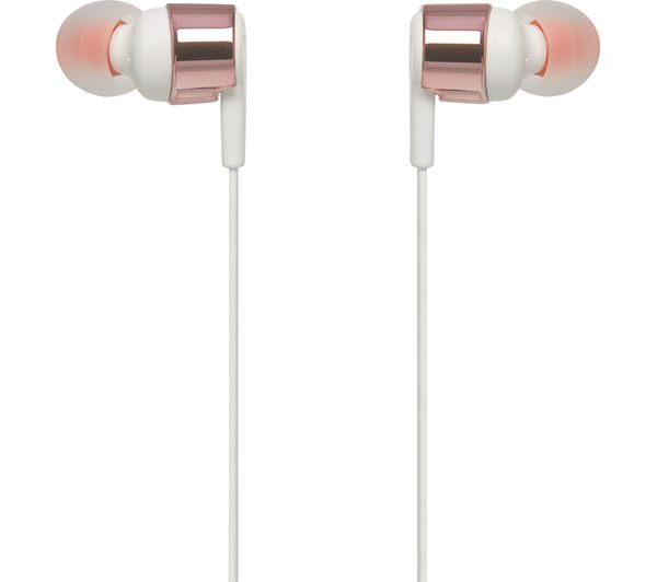 JBL T210 Headphones - Rose Gold, Gold