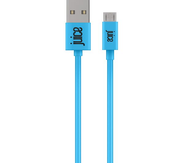 JUICE XXL Micro USB Cable - 3 m, Aqua, Aqua
