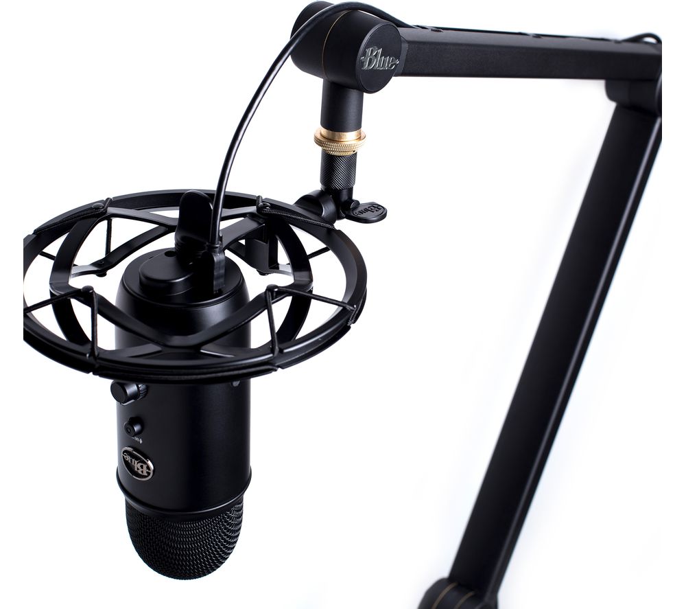 BLUE Yeticaster USB Microphone Bundle - Black, Black