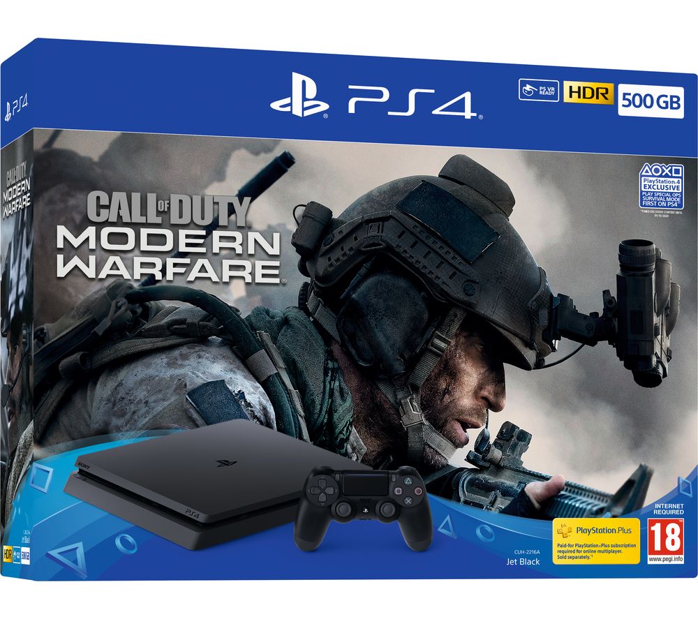 SONY PlayStation 4 with Call of Duty Modern Warfare - 500 GB