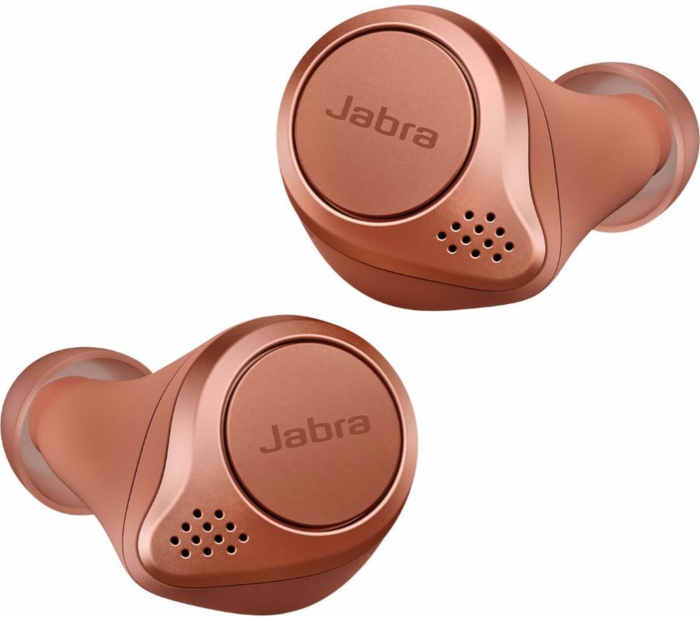 JABRA Elite Active 75T Wireless Bluetooth Noise-Cancelling Earbuds - Sienna, Sienna