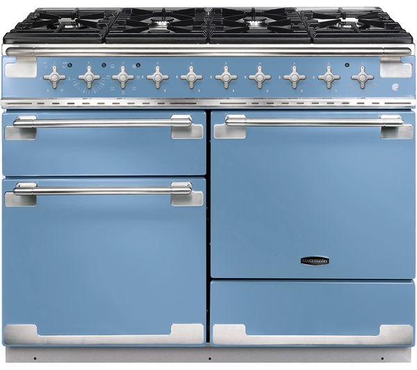 Rangemaster Elise 110 Dual Fuel Range Cooker - China Blue, Blue