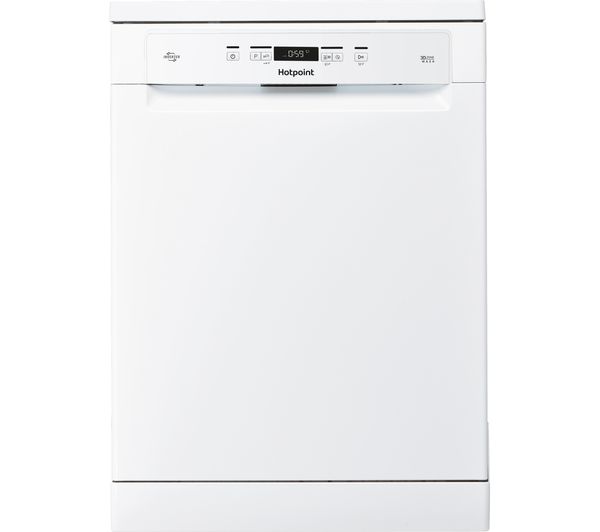 HOTPOINT HFC 3C26 W UK Full-size Dishwasher - White, White