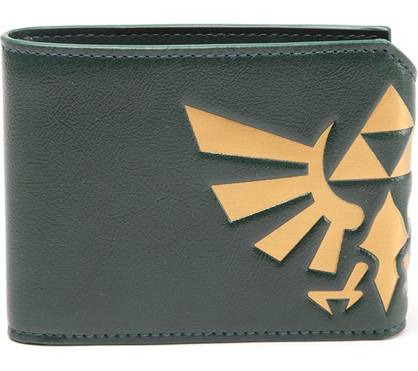 NINTENDO Zelda Hyrule Crest Fold Over Wallet - Green, Green