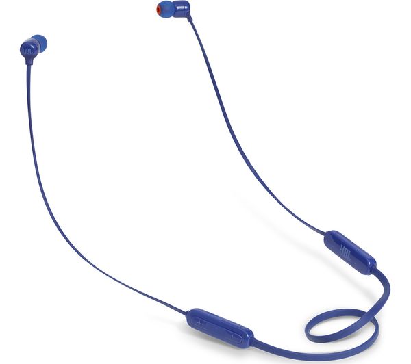JBL T110BT Wireless Bluetooth Headphones - Blue, Blue