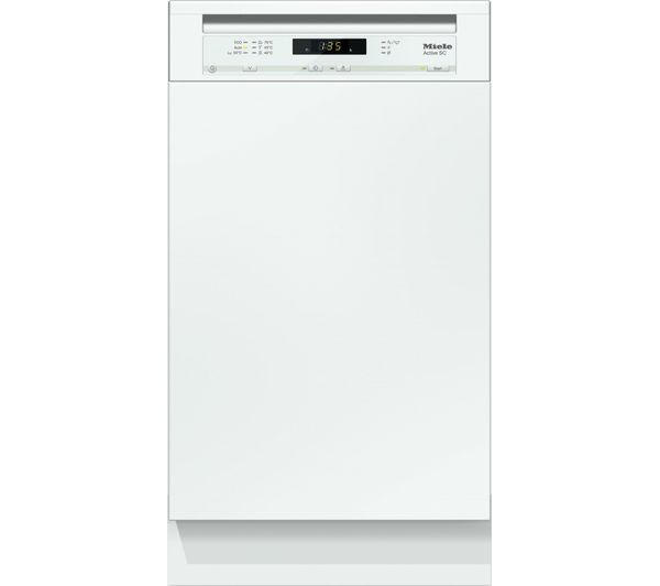 MIELE G4620SCi Slimline Semi-Integrated Dishwasher - White, White