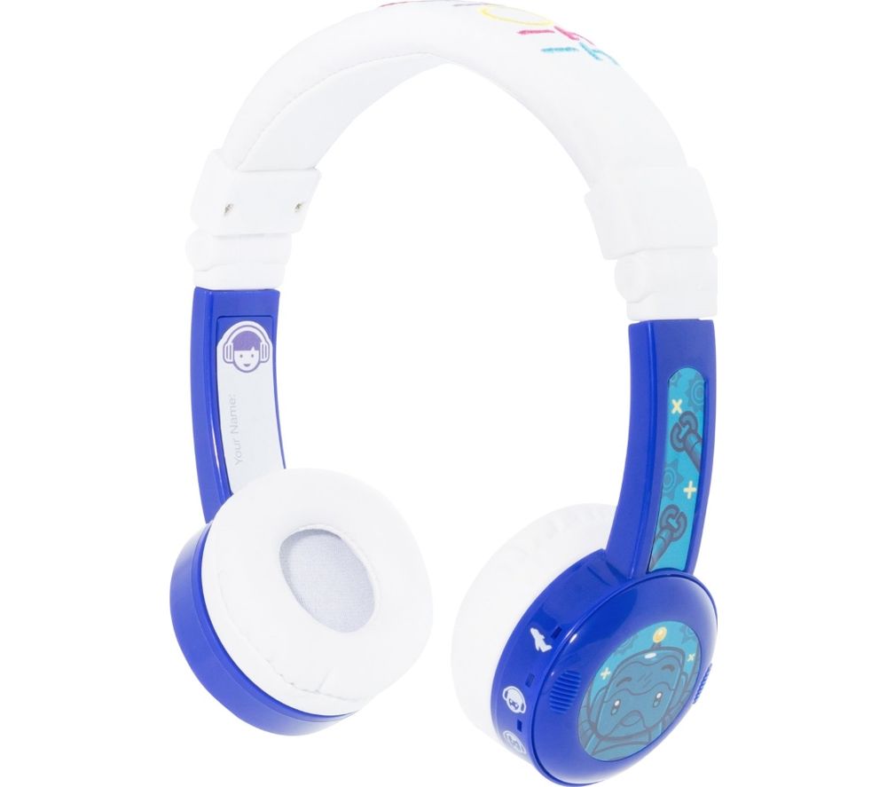 ONANDOFF BuddyPhone InFlight Kids Headphones - Blue, Blue