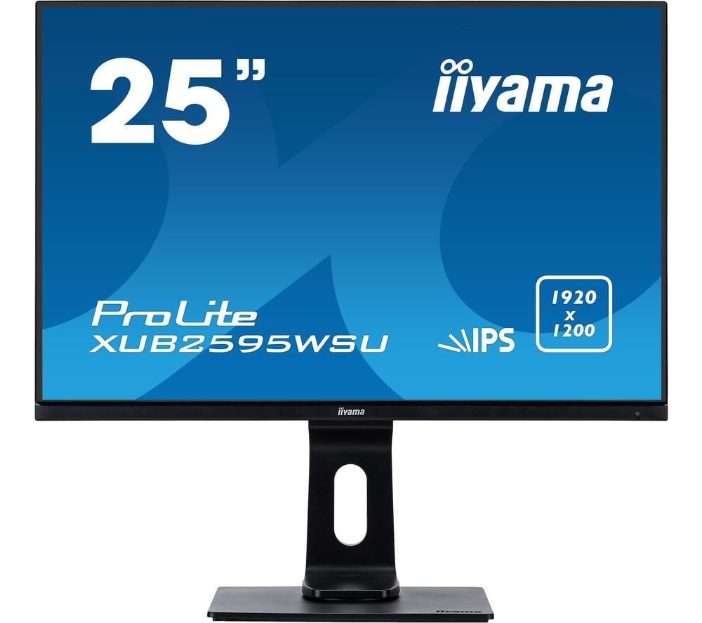 IIYAMA ProLite XUB2595WSU-B1 Full HD 25" LCD Monitor - Black, Black