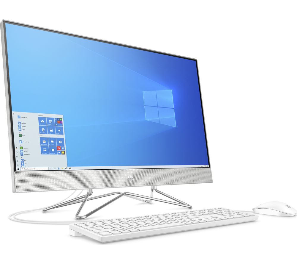 HP 27-dp0031na 27" All-in-One PC - Intel®Core i3, 256 GB SSD, Silver, Silver