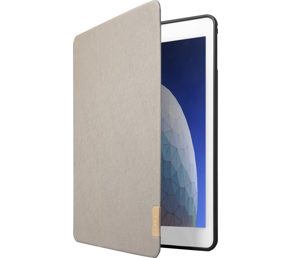 LAUT Prestige Folio 10.2" iPad Pro Case - Taupe, Silver/Grey