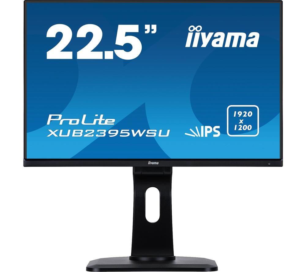 IIYAMA ProLite XUB2395WSU-B1 22.5" Full HD IPS Monitor - Black, Black