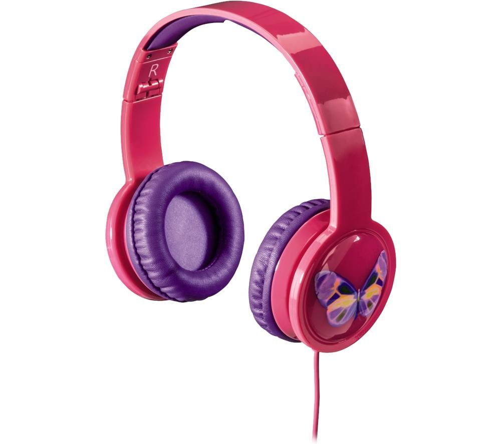 HAMA Blink'n Kids 135664 Kids Headphones - Pink, Pink