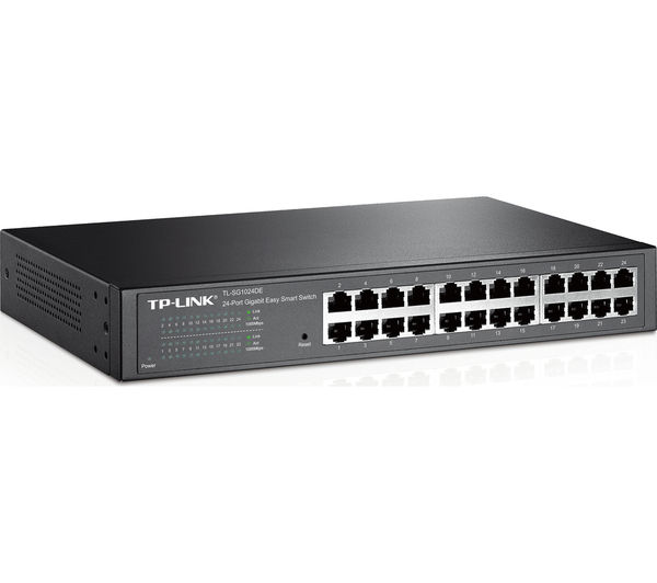 TP-LINK TL-SG1024D Network Switch - 24 port, Black