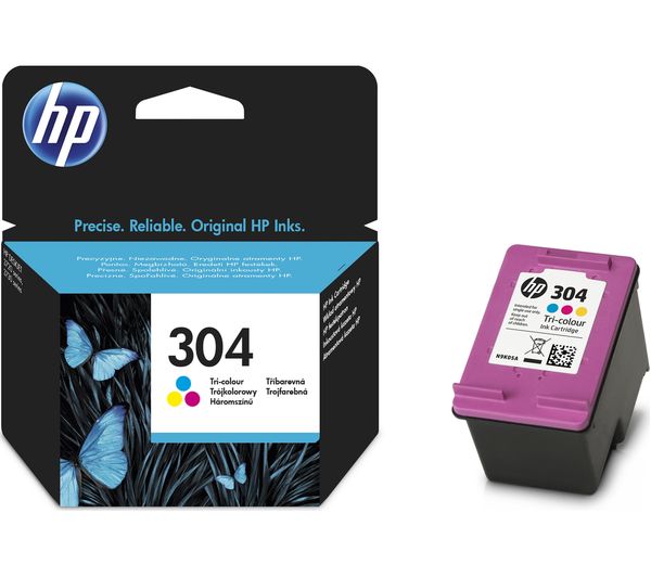 HP 304 Tri-colour Ink Cartridge, Tri-colour