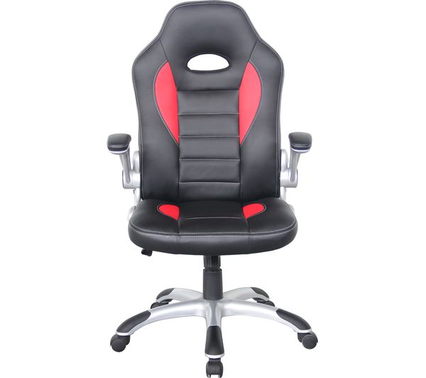 ALPHASON Talladega Gaming Chair - Black & Red, Black