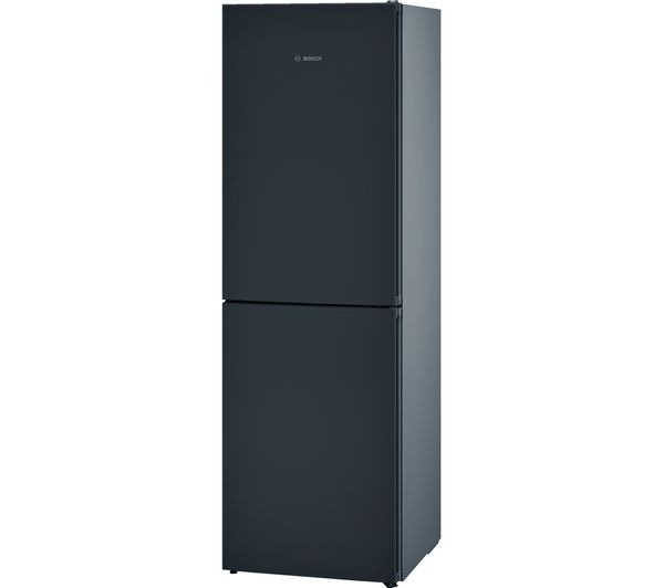 BOSCH Serie 4 KGN34VB35G 50/50 Fridge Freezer - Black, Black