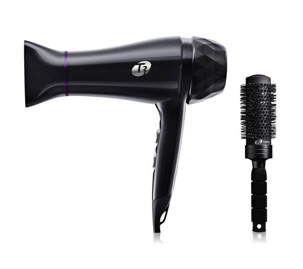 T3 Featherweight Compact Hair Dryer - Black, Black
