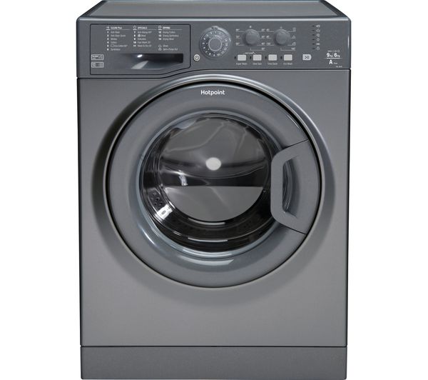 Hotpoint Washer Dryer Futura FDL 9640 G 9 kg  - Graphite, Graphite