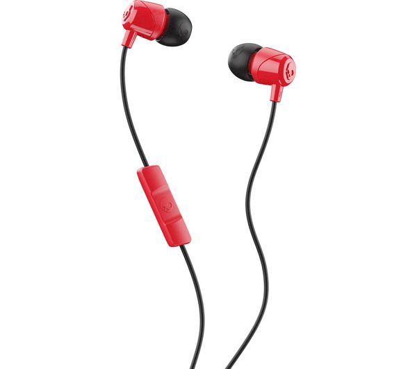 SKULLCANDY Jib Headphones - Red & Black, Red