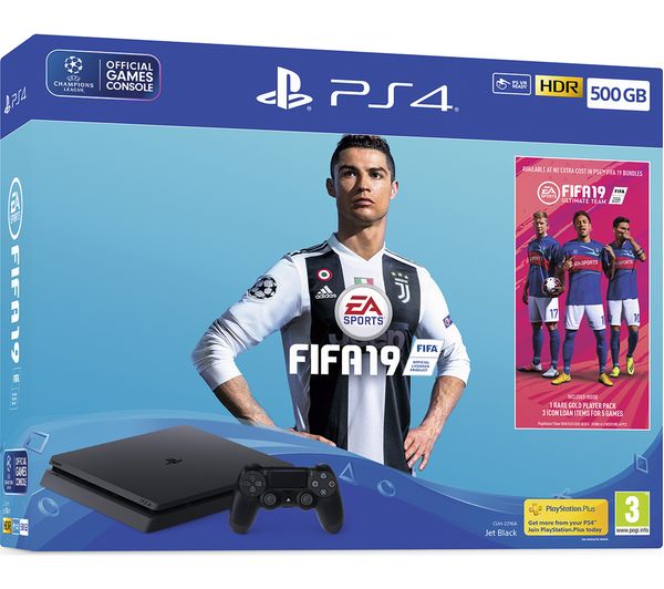 PlayStation 4 with FIFA 19 - 500 GB