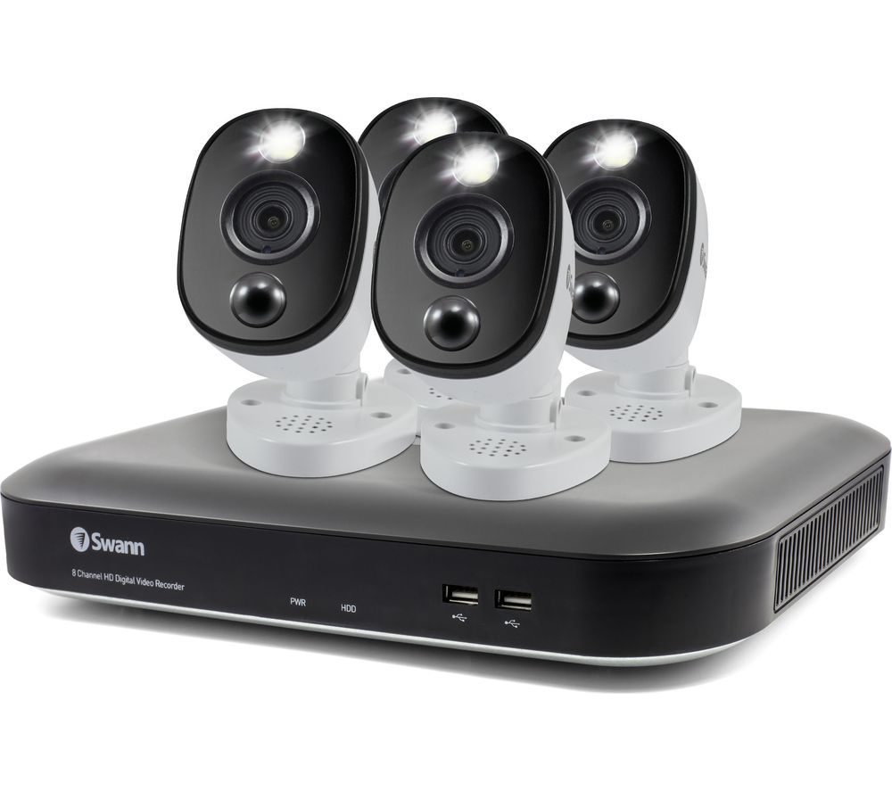 SWANN SWDVK-855804 8-channel 4K Ultra HD DVR Security System - 2 TB, 4 cameras